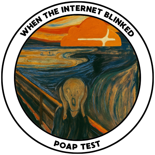 [TEST] When the Internet Blinked POAP image