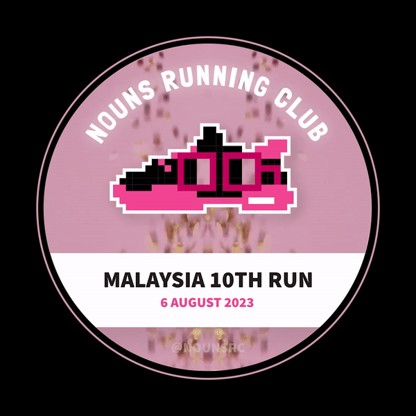 Nouns Running Club Malaysia 10th Run - Variant 2 POAP image