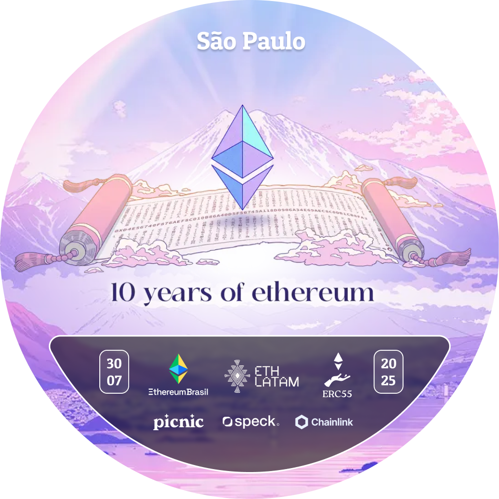 10 years of Ethereum - São Paulo POAP image