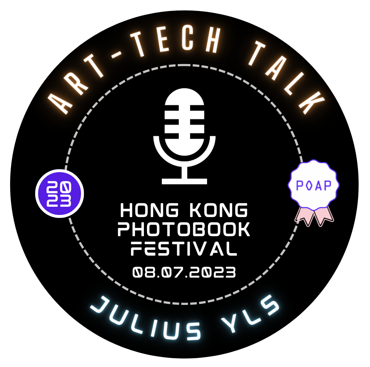 Art Tech talk at Hong Kong Photobook Festival with Julius Yls POAP image