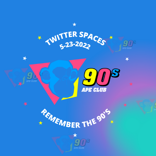 90s Ape Club Mint Party / Twitter Space POAP image