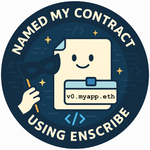 Early Enscriber, helping eliminate hex contract addresses POAP image