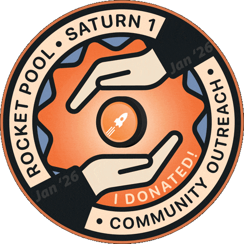 Saturn 1 Community Outreach - I Donated! POAP image
