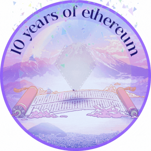 Ethereum 10 year Anniversary - Amsterdam - CryptoCanal POAP image