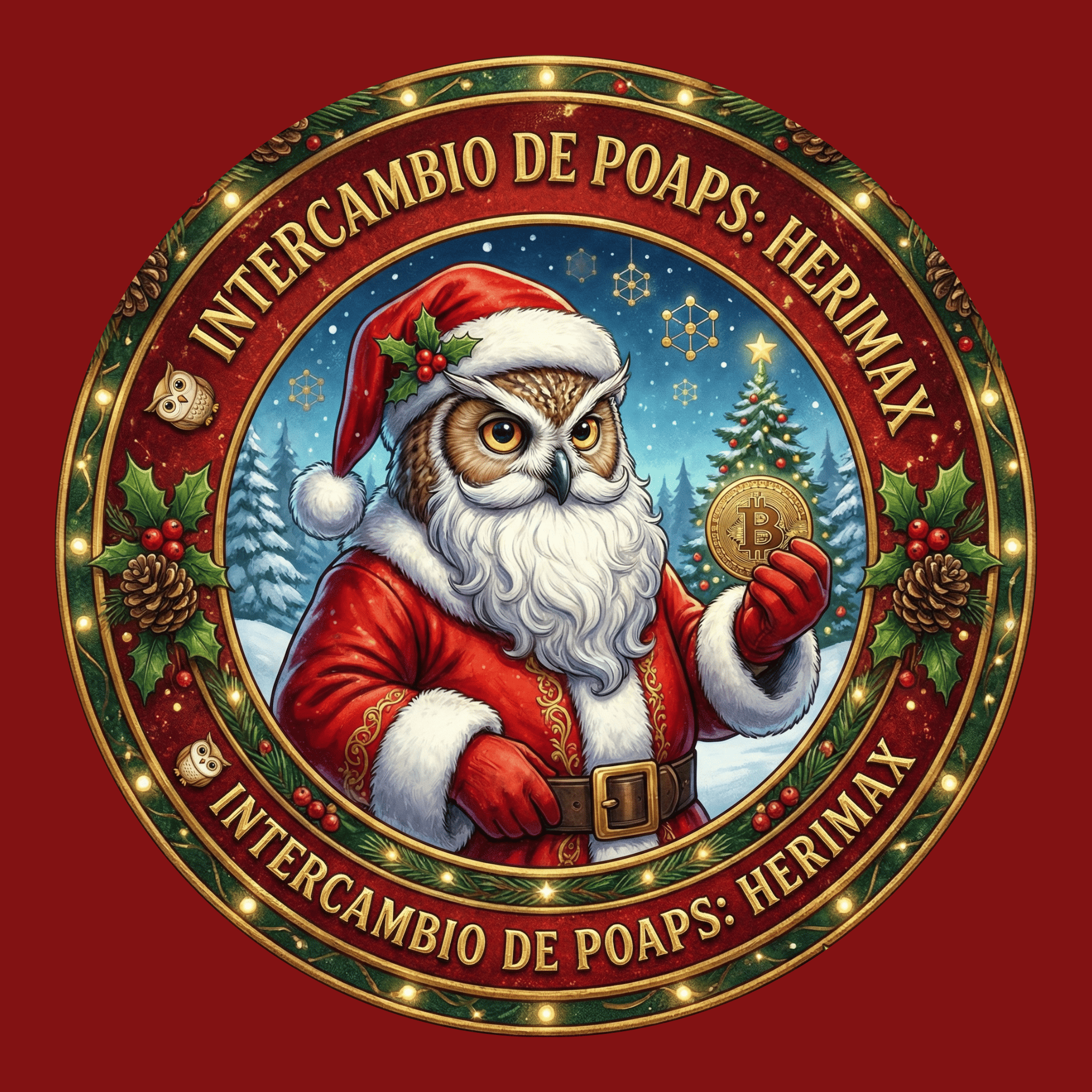 🦉 INTERCAMBIO DE POAPS 2025: HERIMAX POAP image
