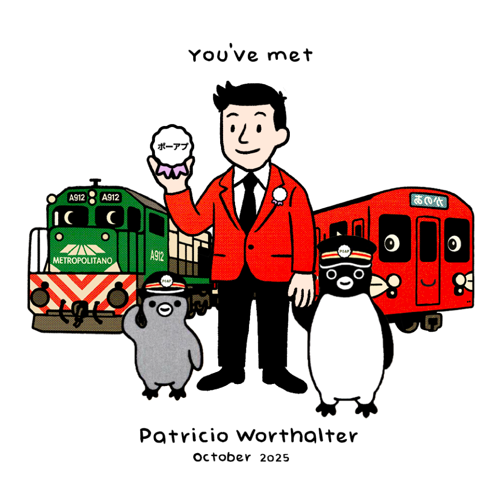 You have met Patricio in October of 2025 (IRL) drop image