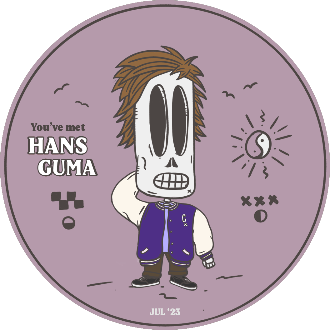 You've met Hans Guma in July 2023 POAP image