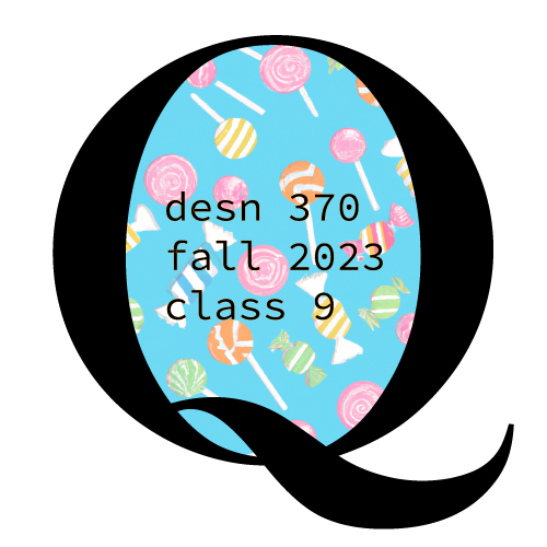 desn 370 fall 2023 class 9 POAP image