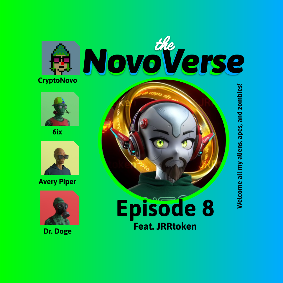 NovoVerse 👽🦧🧟‍♂️ Episode 8 Guest JRRtoken POAP image