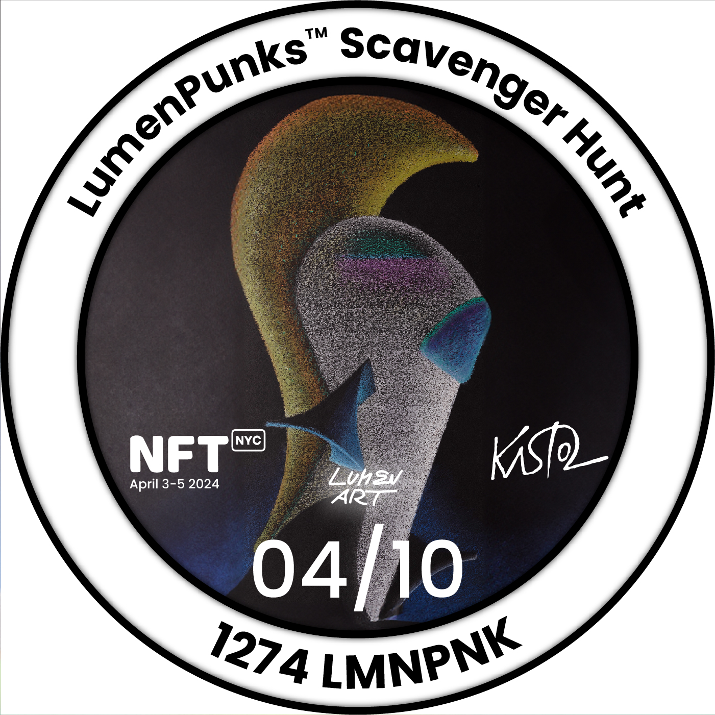 4/10 | LumenPunks™ Scavenger Hunt at NFT.NYC April 3-5 2024 POAP image