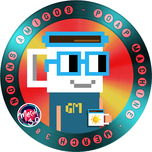 Taza Nounish en CriptoMéxico!! ⌐◨-◨ POAP image