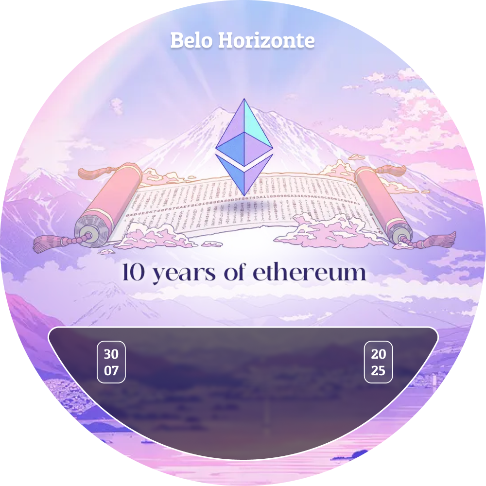 Ethereum 10 anos - Belo Horizonte, Brasil POAP image
