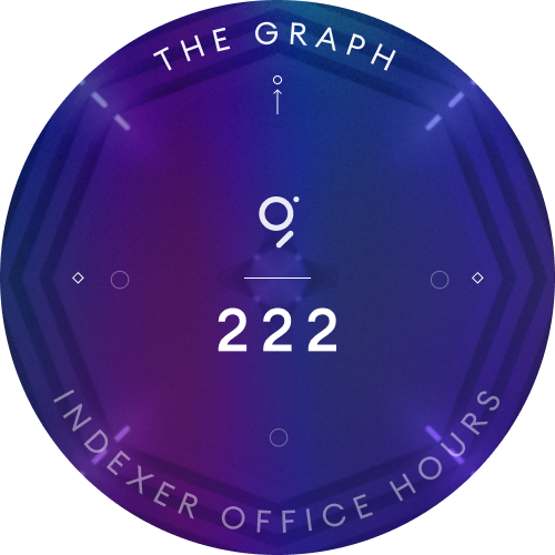 The Graph Indexer Office Hours #222 POAP image