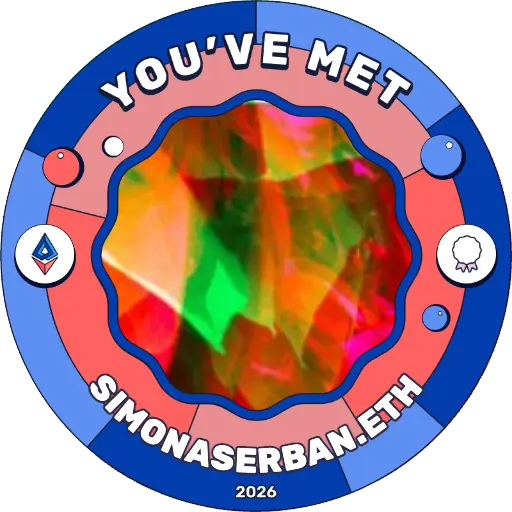 You've met Simona Serban during EthCC[9]