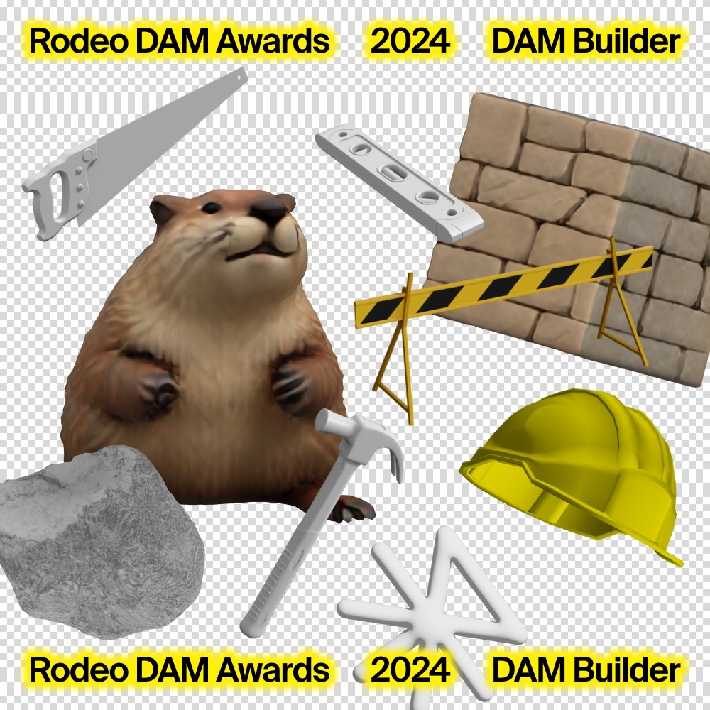 Rodeo DAM Builder Award POAP image