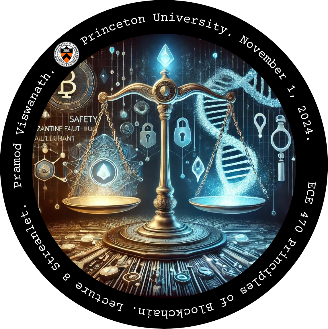 ECE 470 Principles of Blockchain: Lecture 8 Streamlet and Hotstuff, Finality gadget POAP image