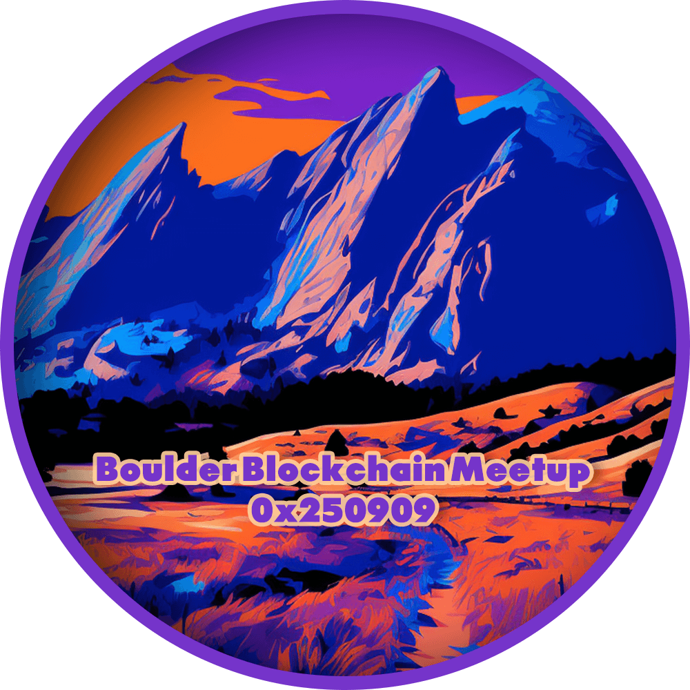 September Boulder Blockchain Meetup POAP image