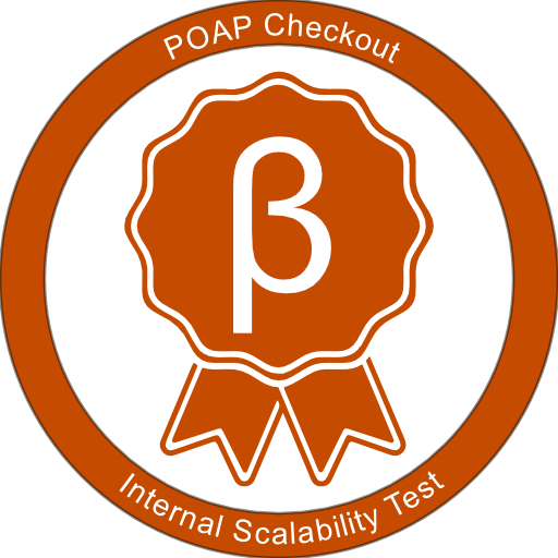 POAP Checkout - internal scalability test POAP image