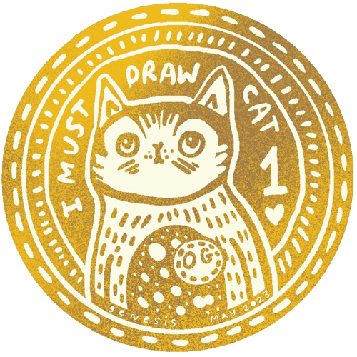 Launch of I Must Draw Cats NFT POAP image