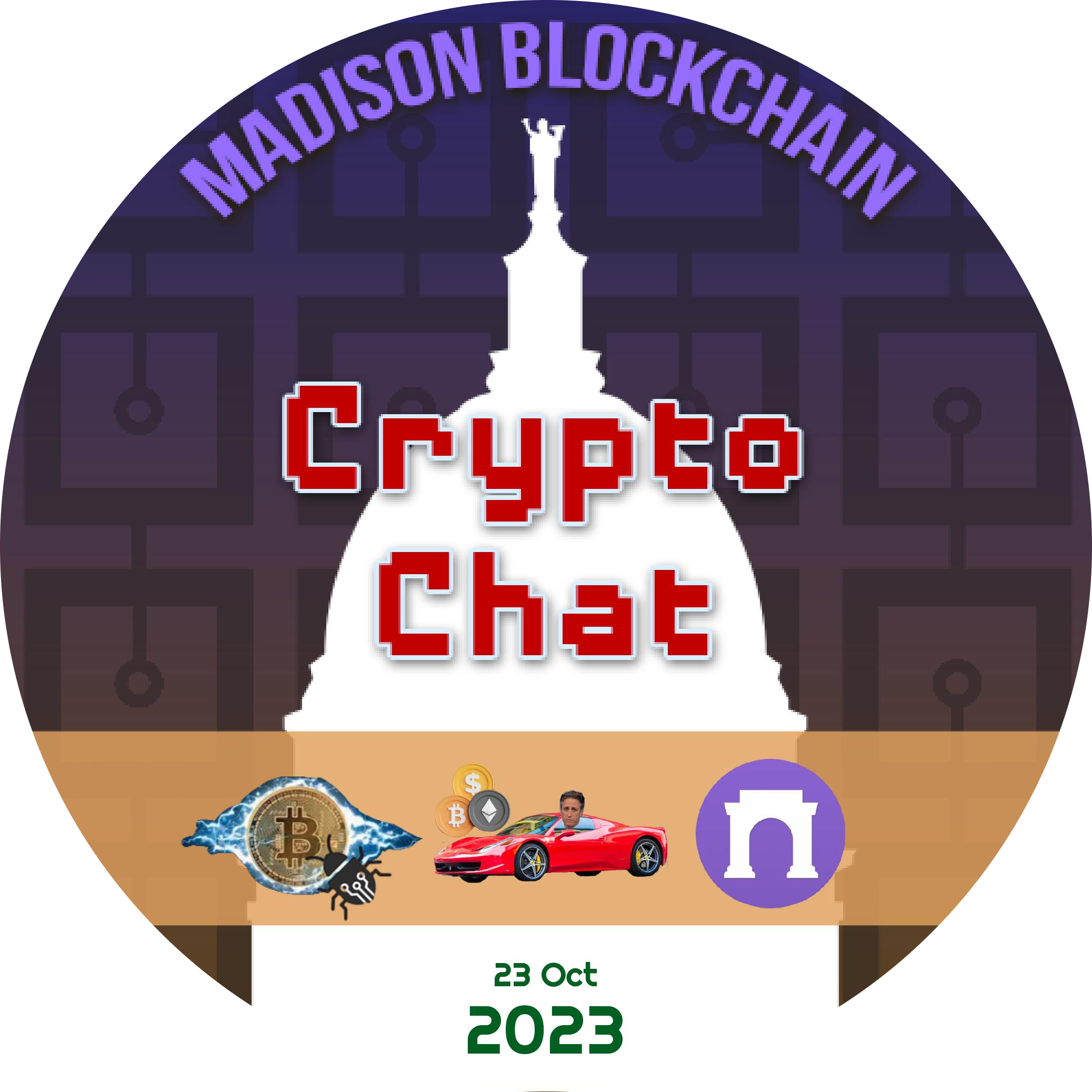 Madison Blockchain Crypto Chat October 23rd 2023 POAP image