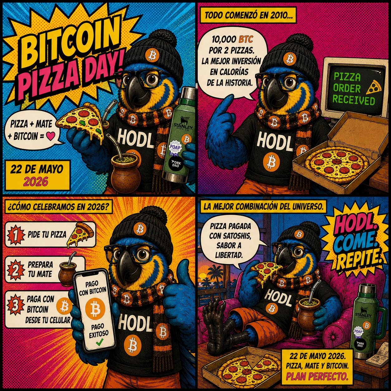Betu en el Bitcoin Pizza Day-2026