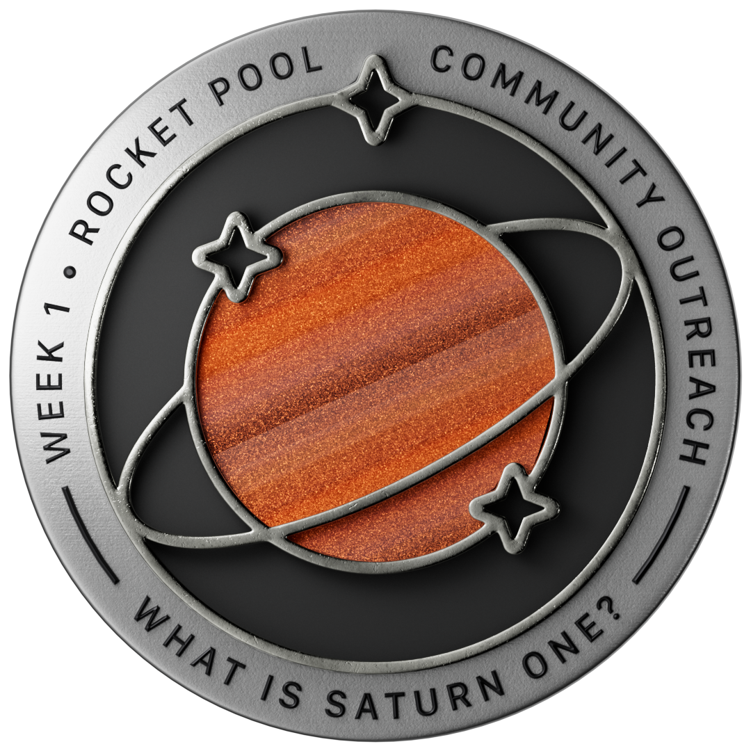 Saturn 1 Community Outreach - Week 1 POAP image