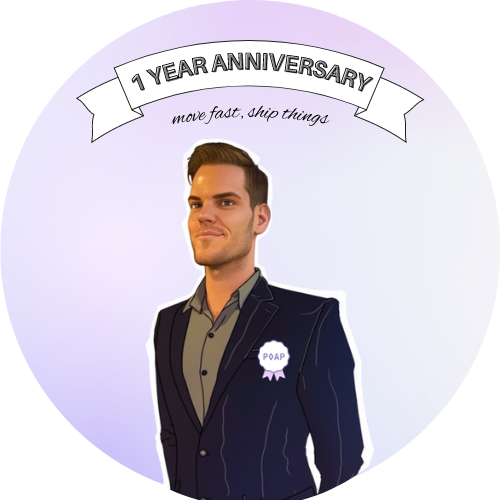 Anthony Bertolino's 1 Year Anniversary at POAP POAP image