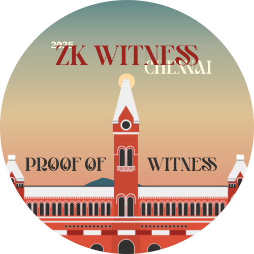 zk witness chennai // proof minted drop image