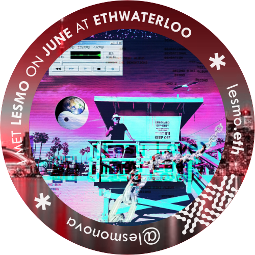 I met Lesmo on June at ETH Waterloo POAP image