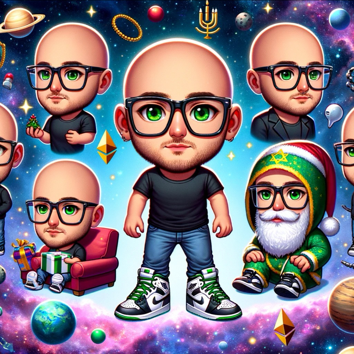 Decemeber and January meet me POAP image