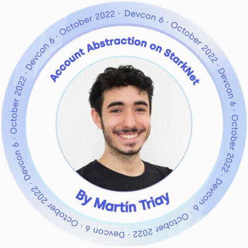 Account Abstraction on StarkNet by Martin Triay POAP image