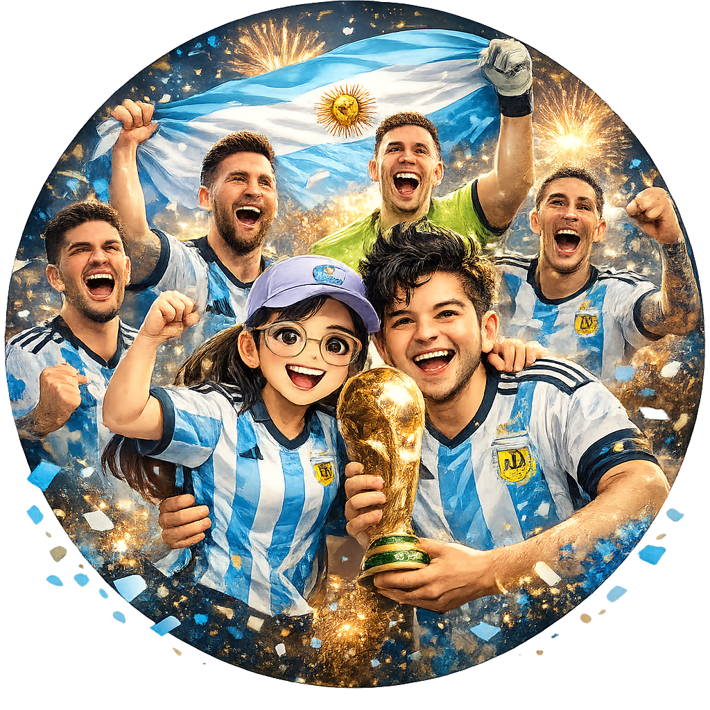 ¡Vamos, Argentina! 🇦🇷 Este año, 2026, seremos campeones. 🇦🇷🏆
