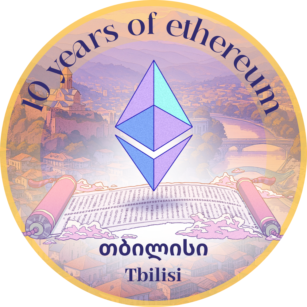 10 years of Ethereum - თბილისი - Tbilisi POAP image