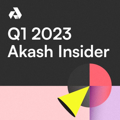 Akash Insiders Q1 2023 POAP image