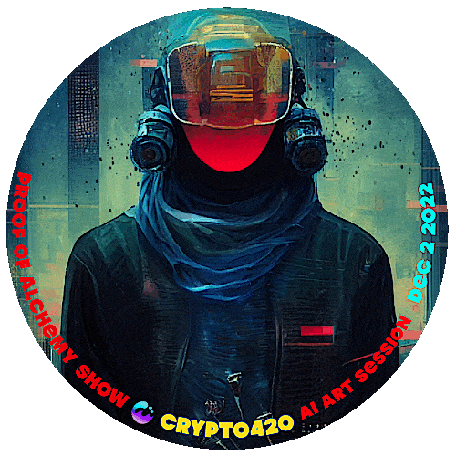 Alchemist  ⚗️ Proof of Alchemy Show feat Crypto420 AI Art Session  POAP image