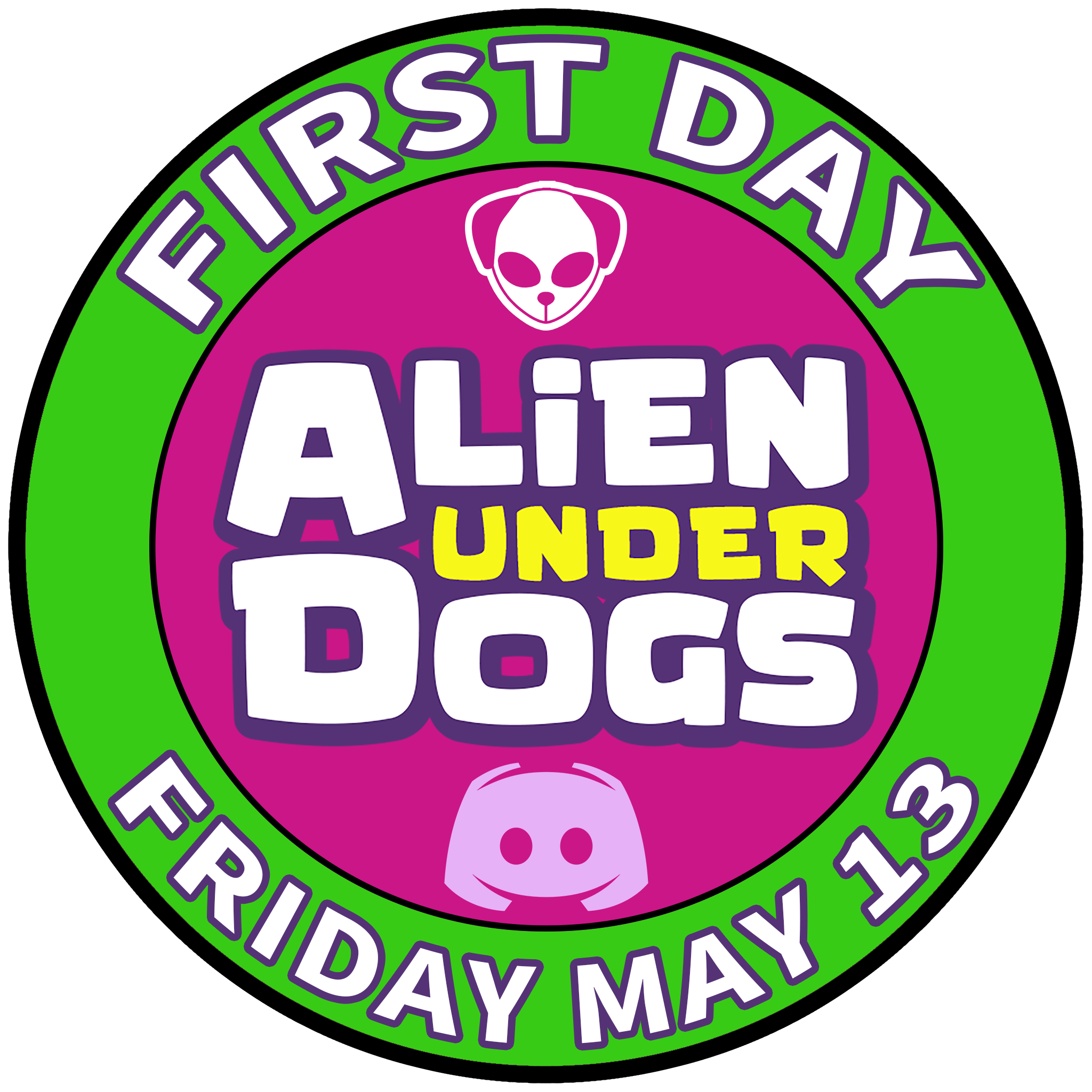 Alien UnderDogs - Discord First Day POAP image