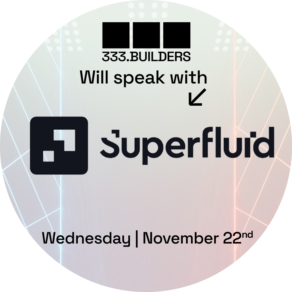 AMA 333.Builders x  SUPERFLUID  POAP image