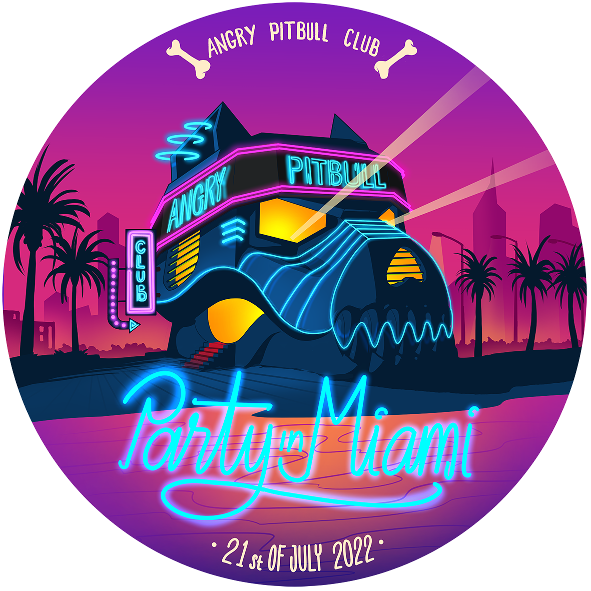 Angry Pitbull Club: Party in Miami (2022) POAP image