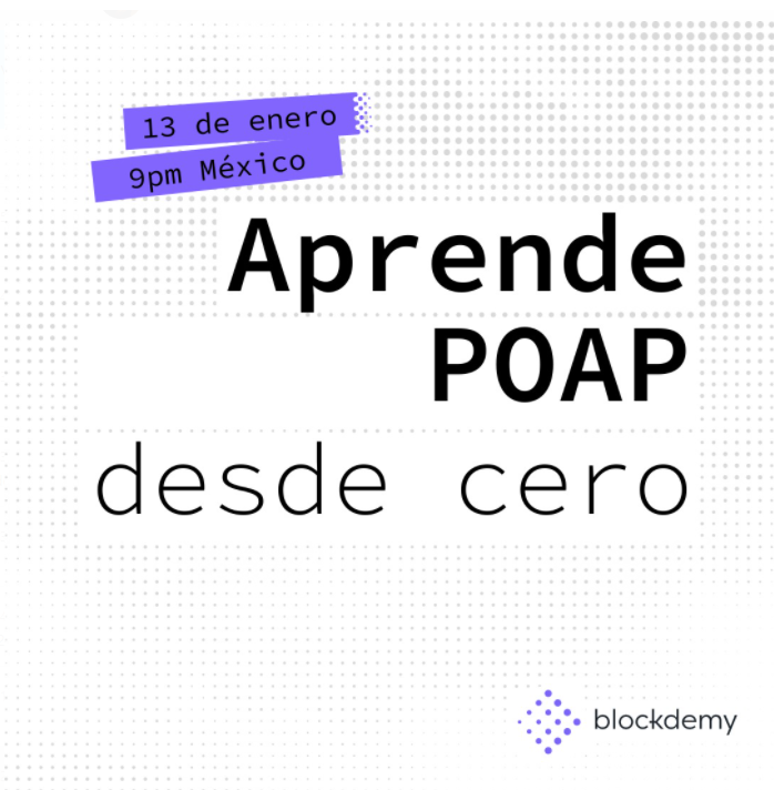 Aprende POAP desde cero POAP image
