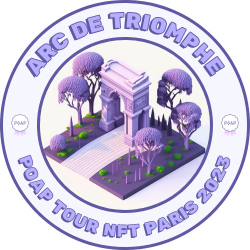 Arc de Triomphe - POAP Tour NFT Paris 2023 POAP image