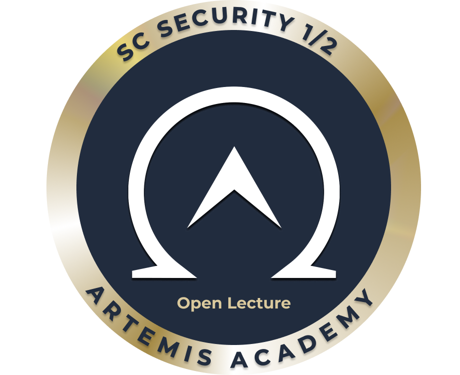 Artemis Academy Smart Contract Security 1/2 Open Lecture Proof-of-Attendance POAP image