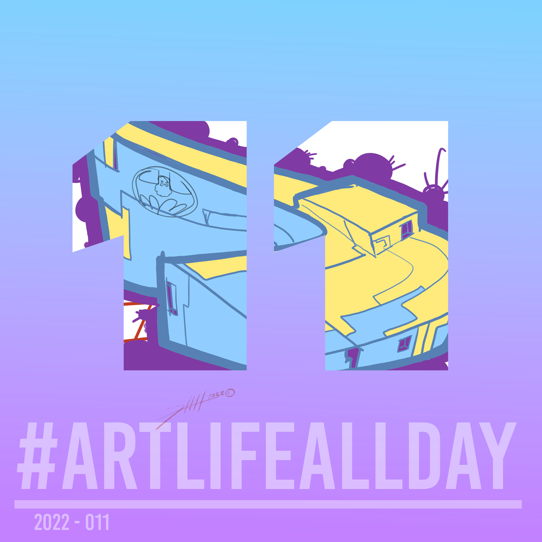  #ArtLifeAllDay 011 POAP image