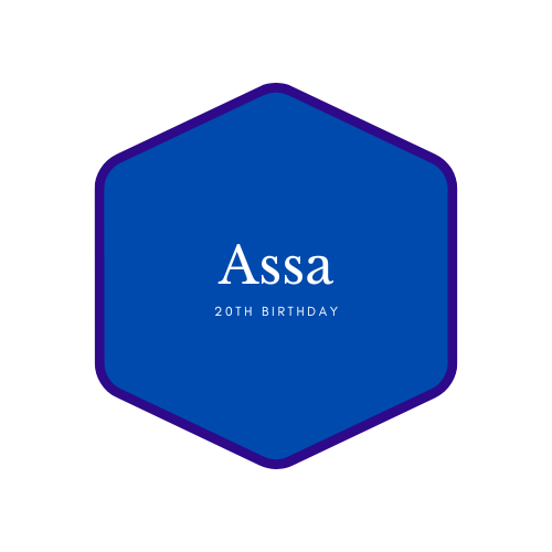 Assa's 20th birthday  POAP image