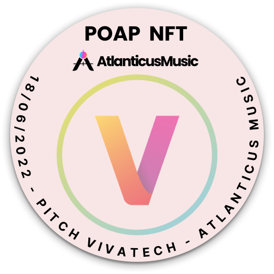 Atlanticus Music pitch in Vivatech 06/18/2022 POAP image