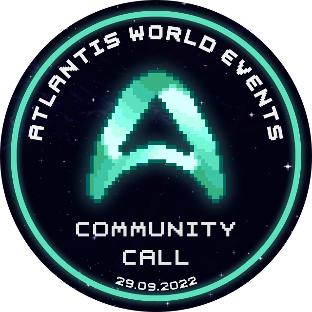 Atlantis World community call Sep 29th POAP image