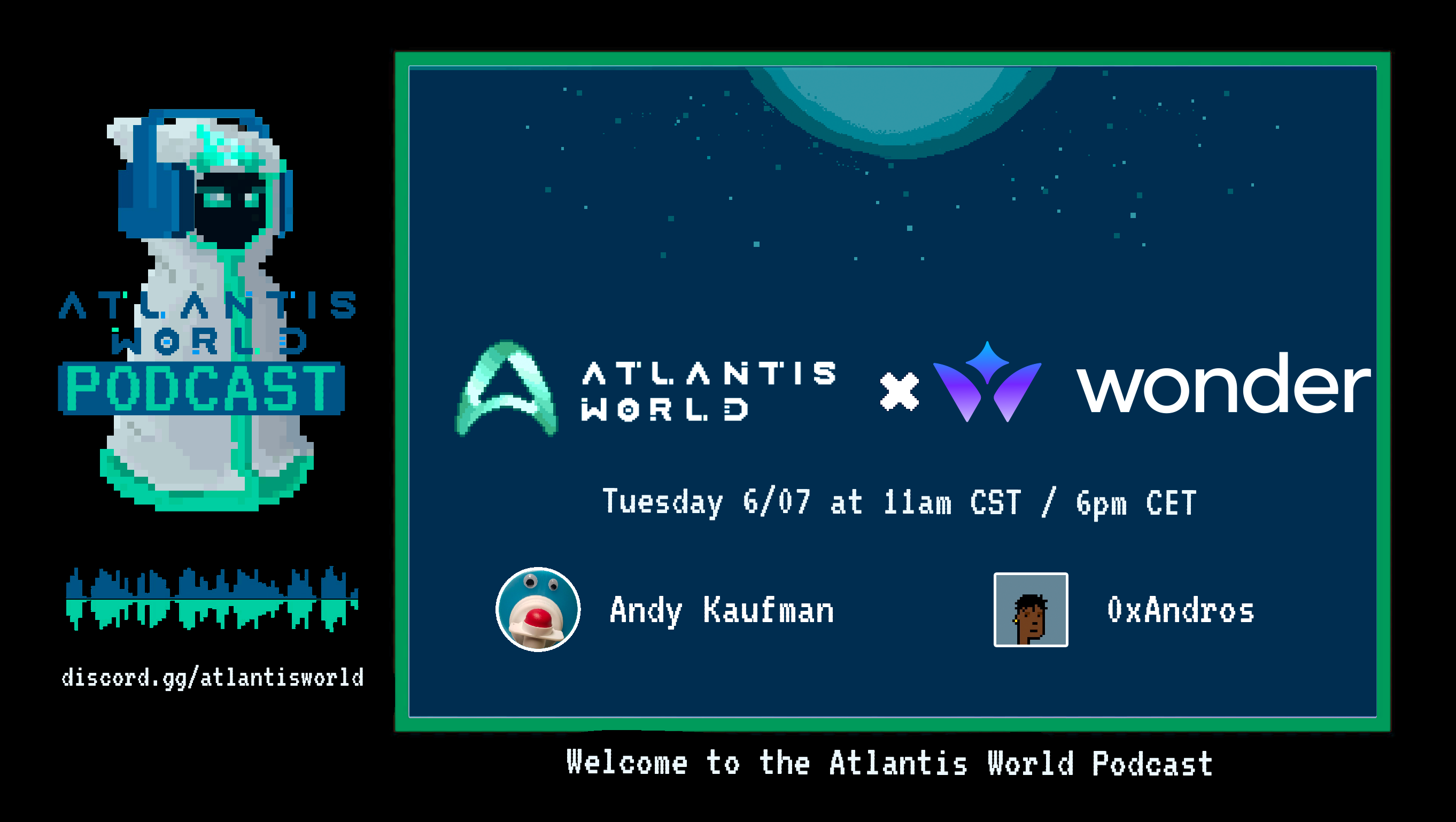 Atlantis World Podcast POAP image