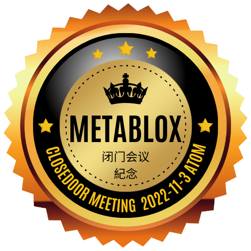 ATOM X METABLOX CLOSE DOOR MEETING POAP image