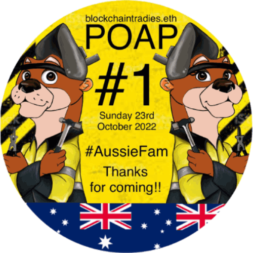 Attending Aussie Mafia Twitter Space 23/10/22 POAP image