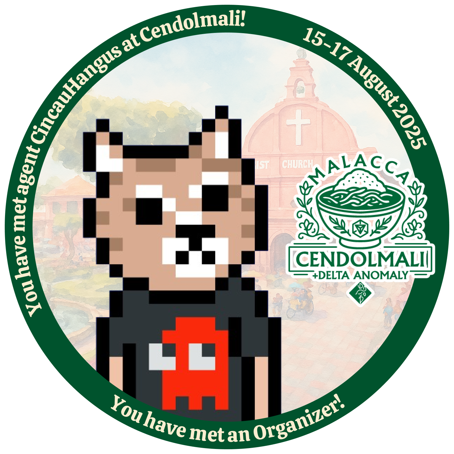You have met agent CincauHangus at +Delta Melaka Cendolmali POAP image