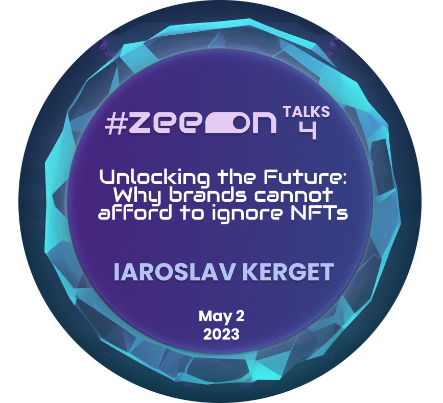 Zeeon Metaverse talks: "Unlocking the future: why brands can't afford to ignore NFTs". POAP image